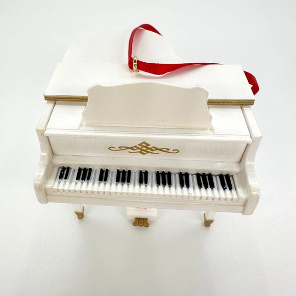 Hallmark Keepsake Hark The Herald Angels Sing Piano Ornament Magic Sound 2017 - Picture 7 of 10